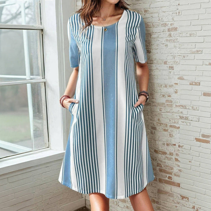 Casual Randig Klänning