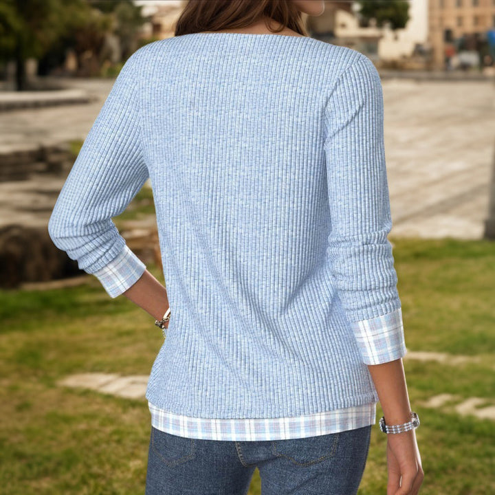 Elegant Avslappnad Blus