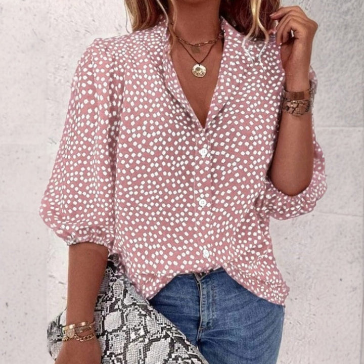 Vintage Prickig Blus