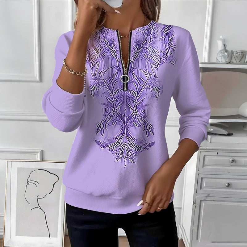 Vintage Avslappnad Sweatshirt