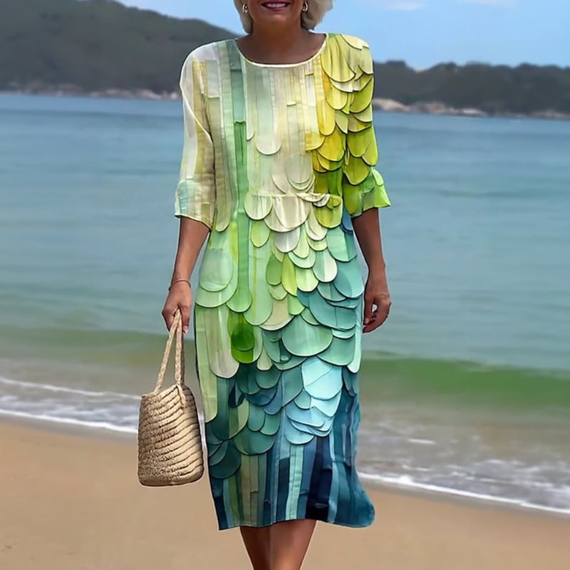 Vintage Gradient Klänning