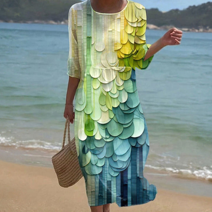 Vintage Gradient Klänning